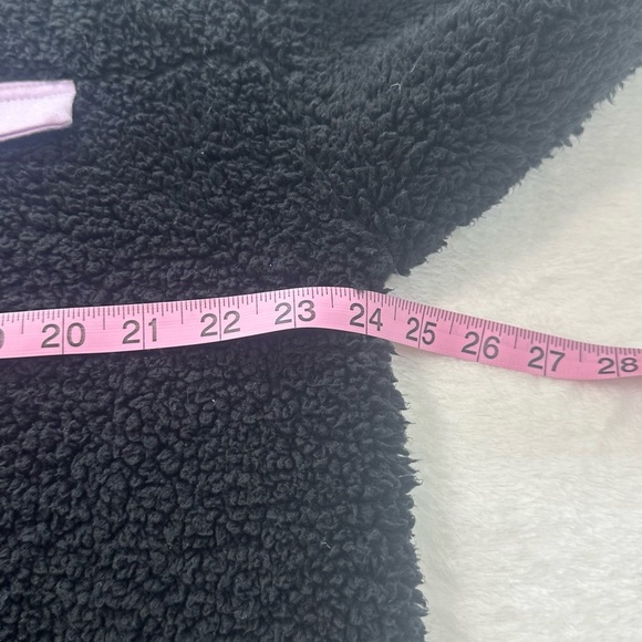 Koolaburra by Ugg Cozy Sherpa 1/4 Zip Pullover Black in Size XL - Picture 2 of 15